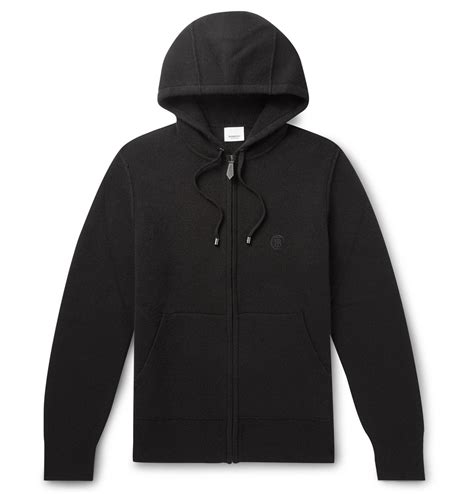 burberry zip hoodie black|burberry half zip hoodie.